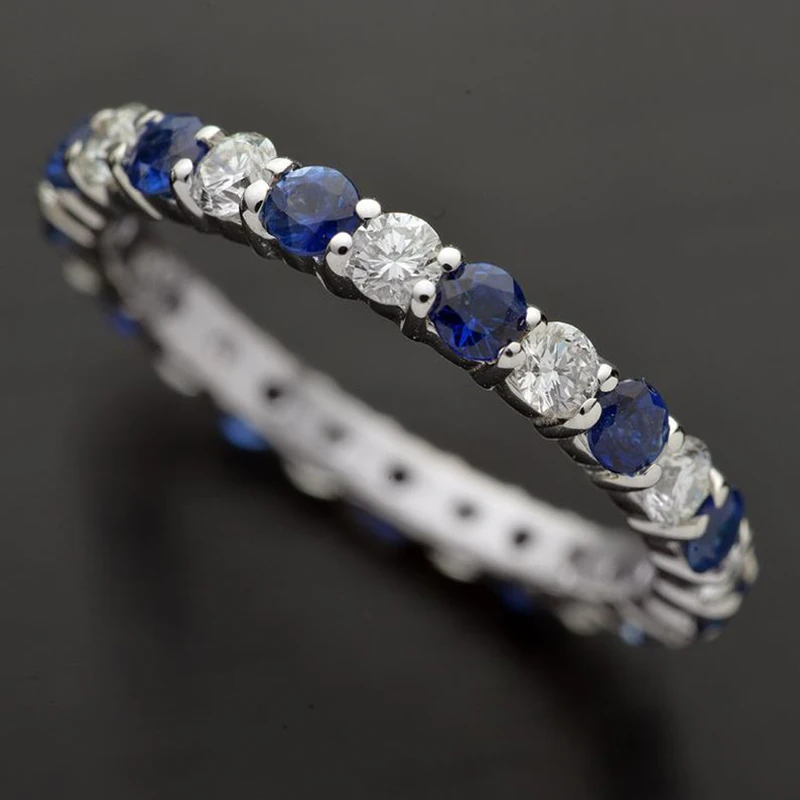 Модное посеребренное двухцветное переплетенное стразы кольцо для женщин и