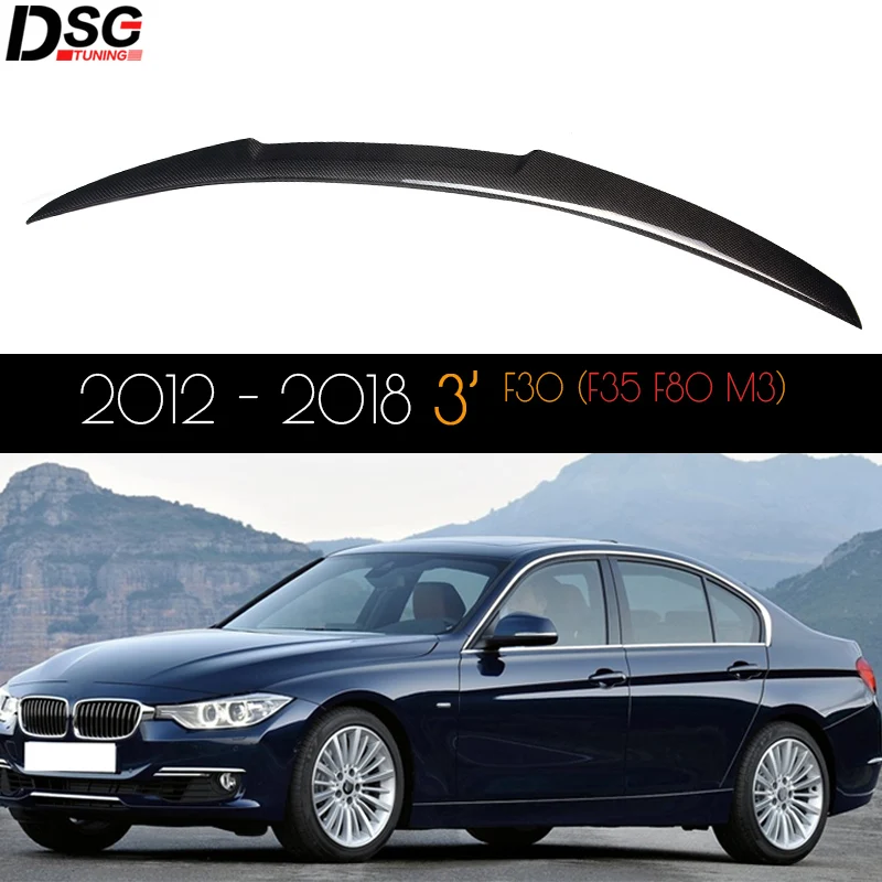 Спойлер из углеродного волокна для BMW F80 M3 &amp F30 3 серии 2012 - 2018 | Автомобили и