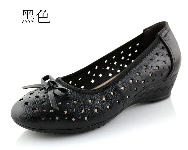 

2021 Summer Style Hollow Out Sandals Soft Leather Women Shoes Pointed Toe High Heel Sweet Woman Pumps Plus Size Retro Shoes