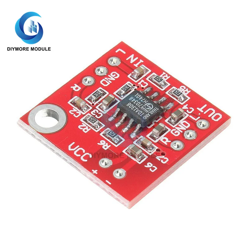 

Mini TDA1308 Headphone Amplifier Board Headset Amp Preamplifier Board Module 3V-6V Audio Stereo Sound Speaker for Arduino