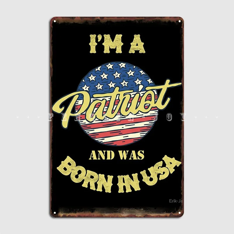 

4th Of July Independence Day Made In Usa Party Like It's 1776 Metal Plaque Poster Printing Party Wall Decor Tin Sign Poster