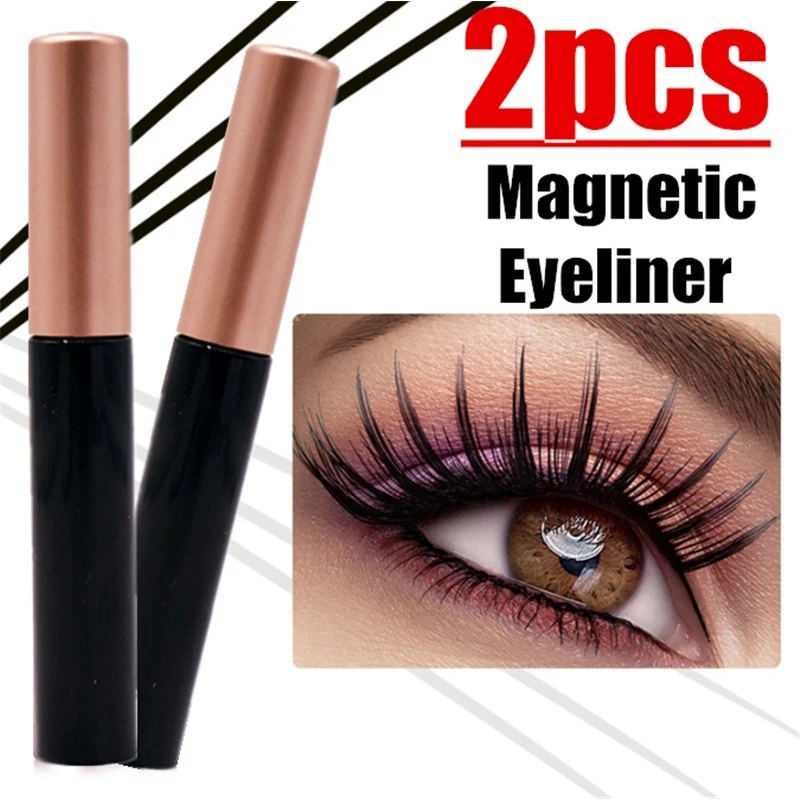 

Magnetic Eyeliner Glue-Free False Eyelashes Absorbent Liquid Natural Waterproof Big Eye Makeup Liquid Eyeliner Female Eye Makeup