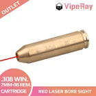VipeRay .308 Винчестер 7,62x51 мм. 243 7mm-08 Ремингтон Картридж красный лазер отверстие прицел Латунь Бесплатная доставка