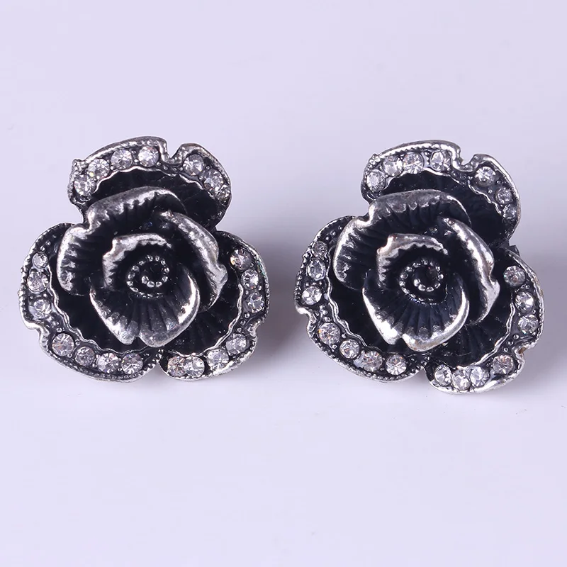 Япония и Южная Корея новые древние серебряные серьги | Украшения аксессуары