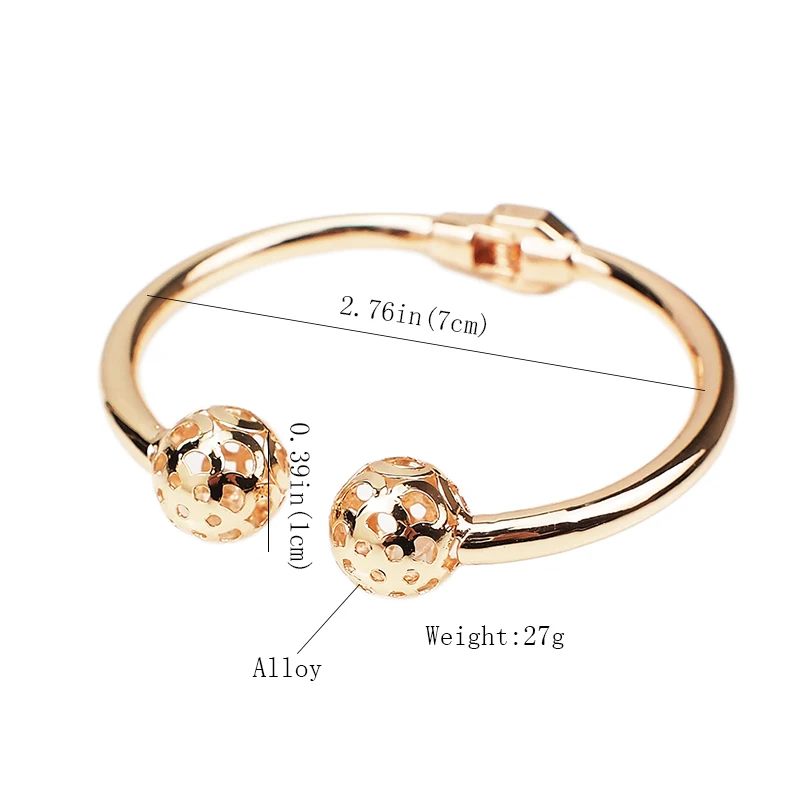 

Simple Design Metal Bracelets Bangle For Women Fashion Statement Alloy Cuff Bangle Jewelry Party Accessories 2019 UKMOC