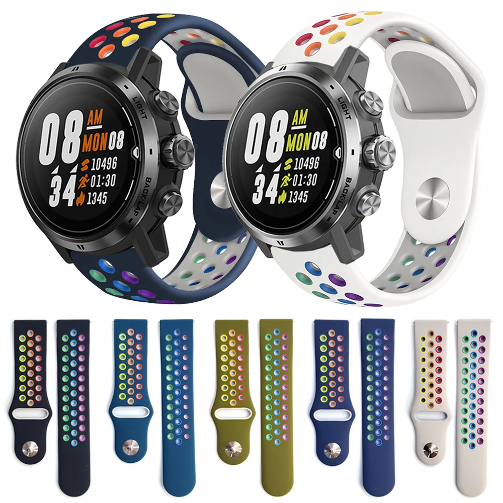 Новый цветной силиконовый ремешок для часов COROS APEX Pro спортивный 46 мм Смарт часы