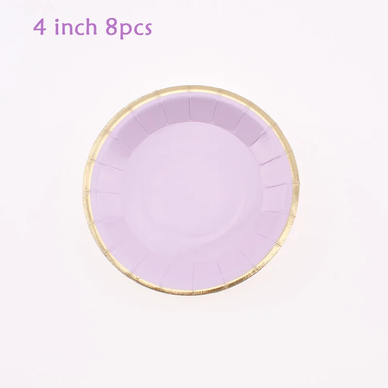 41 шт./компл. фиолетовая тематическая посуда для вечеринки набор детского душа