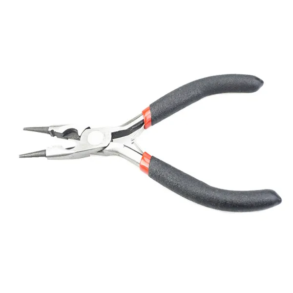 round noes pliers Ювелирные плоскогубцы инструменты и оборудование набор длинных игл круглый нос резки проволоки плоскогубцы для изготовления украшений вручную аксессуары HK043 - Цвет: round noes pliers