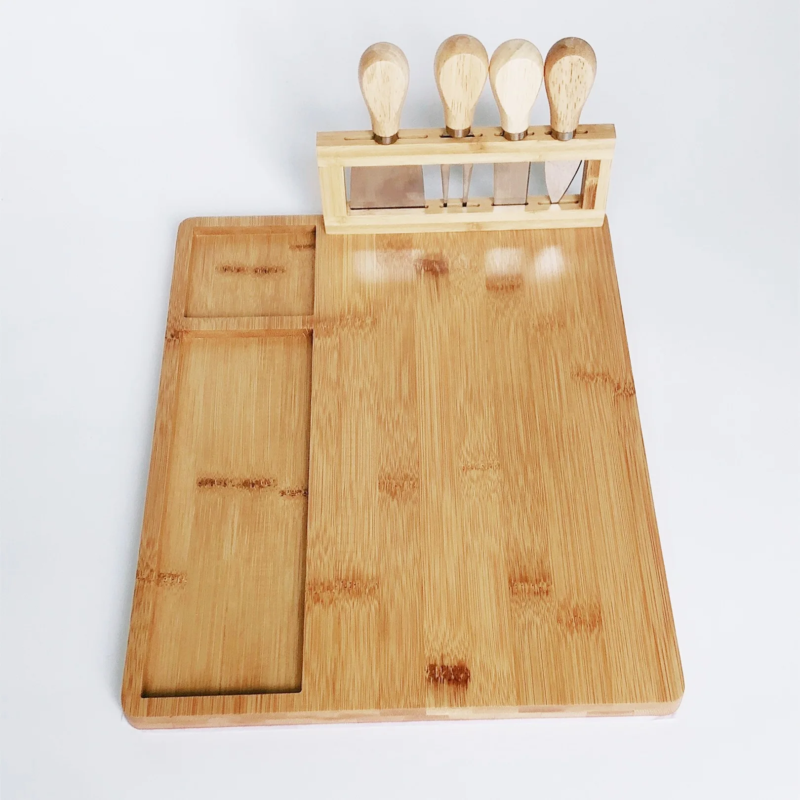 

1 Pc Bamboo Cheese Board Set Cooked Food Platter Meat Board Cheese Cutting Board Party Kitchen Utensils Cutting Board
