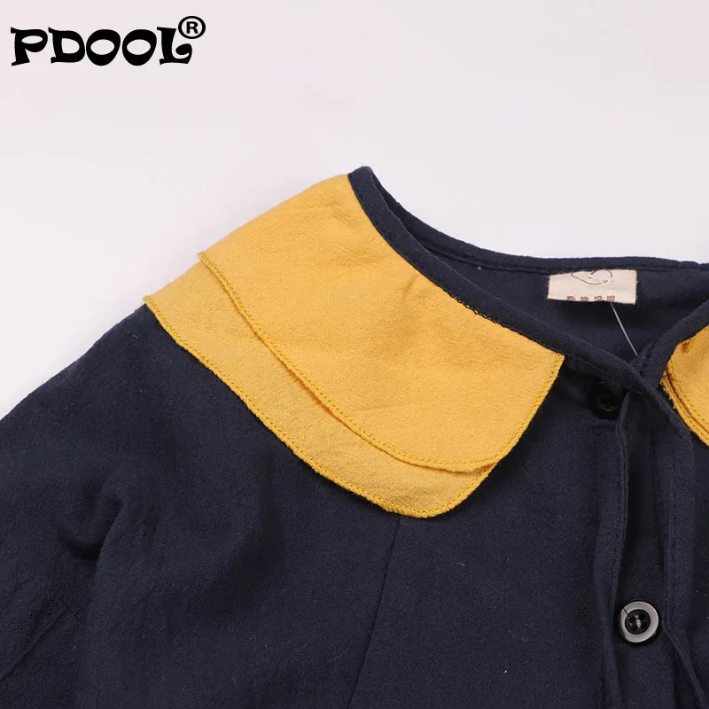 

Baby Girls Blouse Shirt Long Sleeve Peter Pan Collor New Fashion Cute Plaid Shirt For Children Clothes Kids Outfits Straight