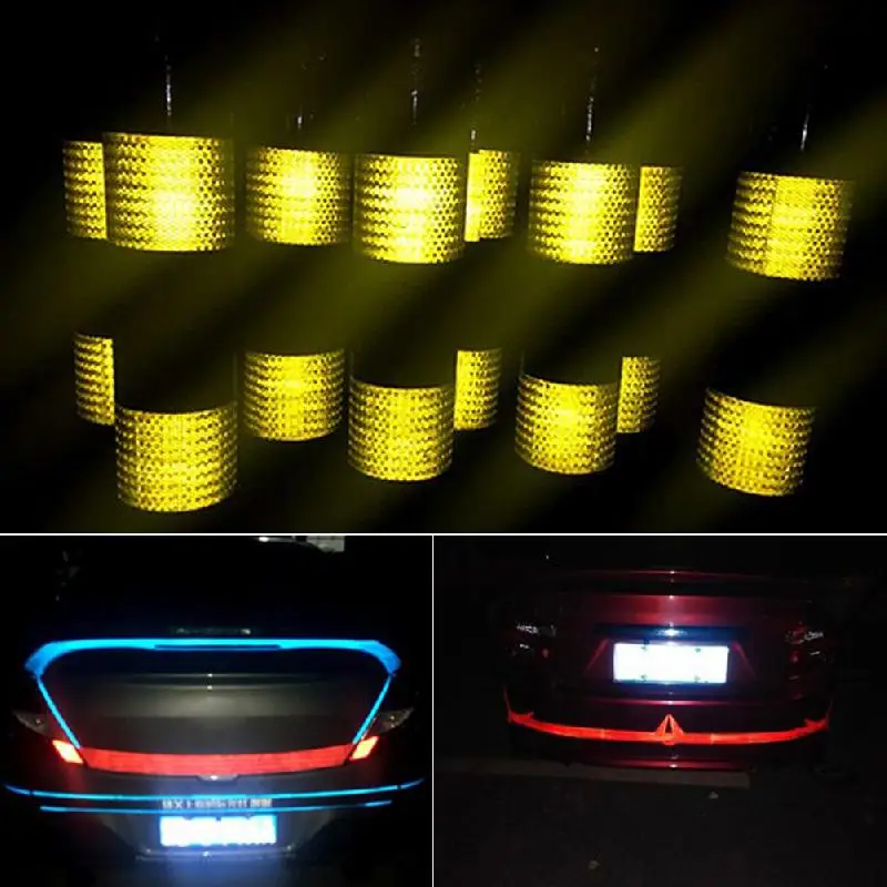 5 см * 300 Автомобильная светоотражающая лента декоративные наклейки