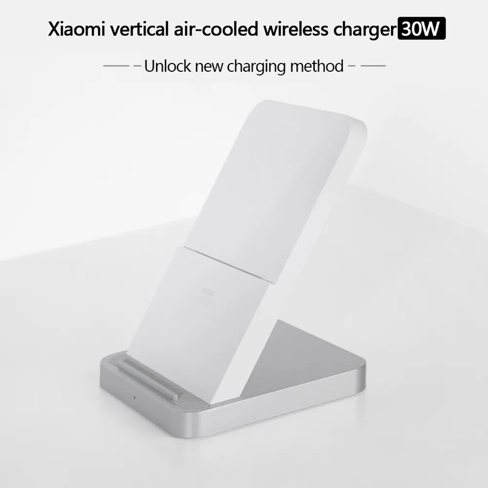 Оригинальное вертикальное Беспроводное зарядное устройство Xiaomi с воздушным