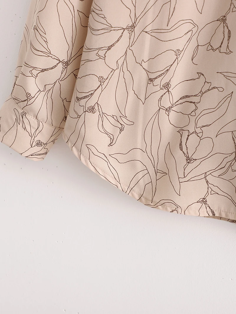 

Women's Shirt New Design Spring and Autumn Print Blouse Casual Ladies Tops