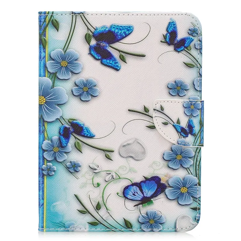 Чехол для Kindle 2019 милый кожаный кошелек с единорогом кошкой цветком девочек чехол подставка 10 го поколения