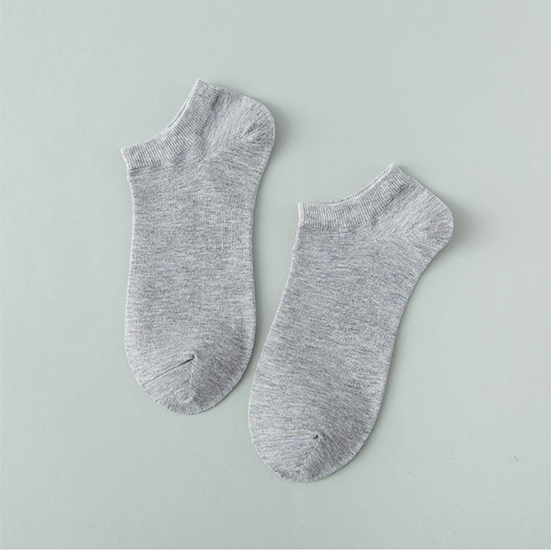CXZD 2019 Men Cotton Ankle Socks For Men's Business Casual Solid Color Short Male Sock | Мужская одежда