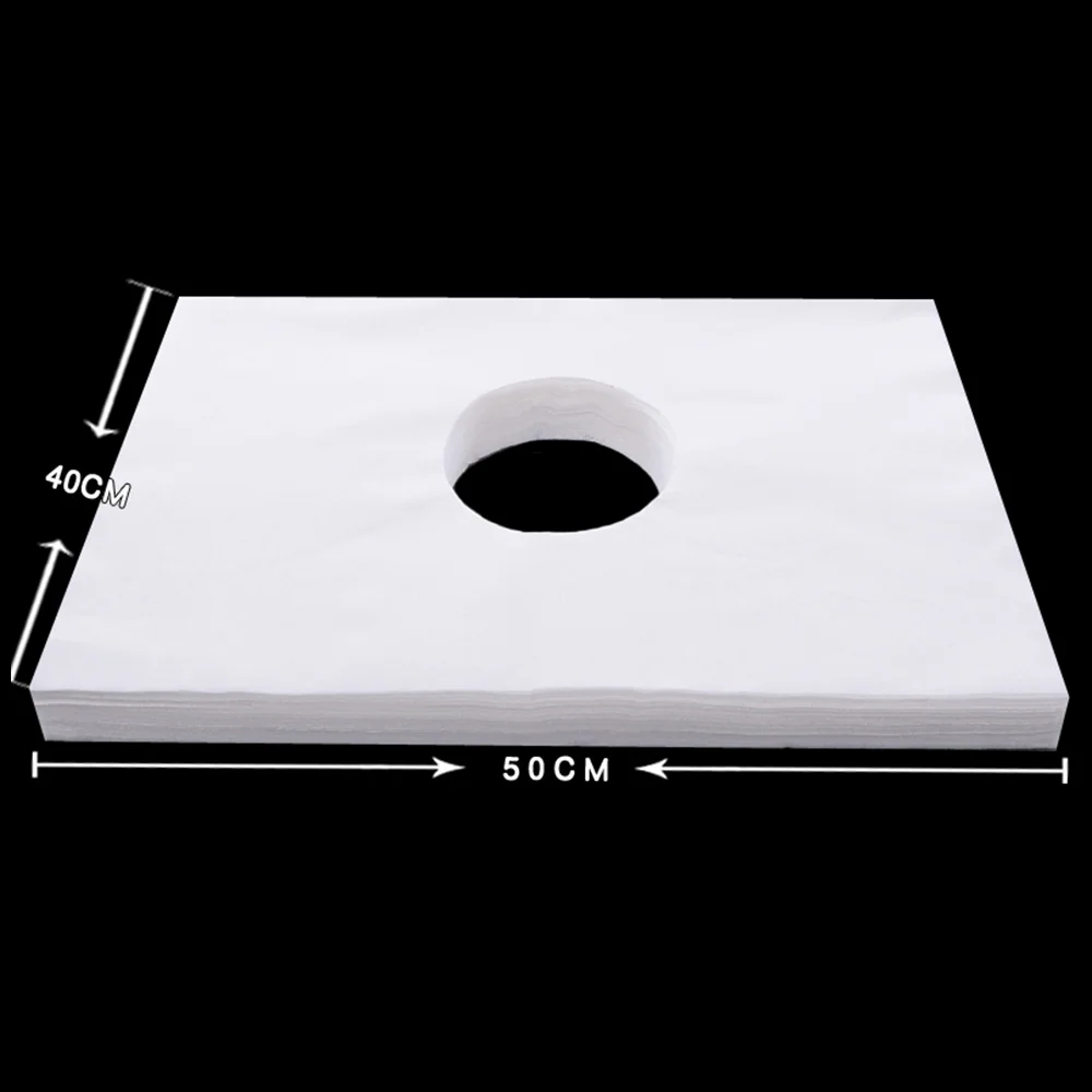 

Disposable Face Hole Bed Towel Cover Mat SPA Massage Supplies Beauty Places Practical Beauty Accessories Clean And Safe