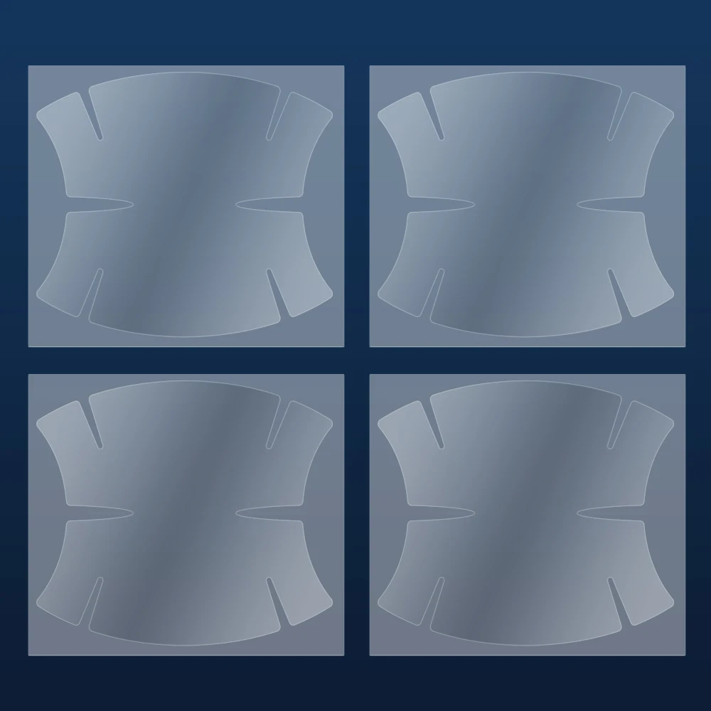 

4/8 шт., прозрачные наклейки на дверную ручку автомобиля, для Audi S A3 A4 B8 8P 8V A6 C7 A5 Q5 B7 B6 B9 Q7 A1 A7