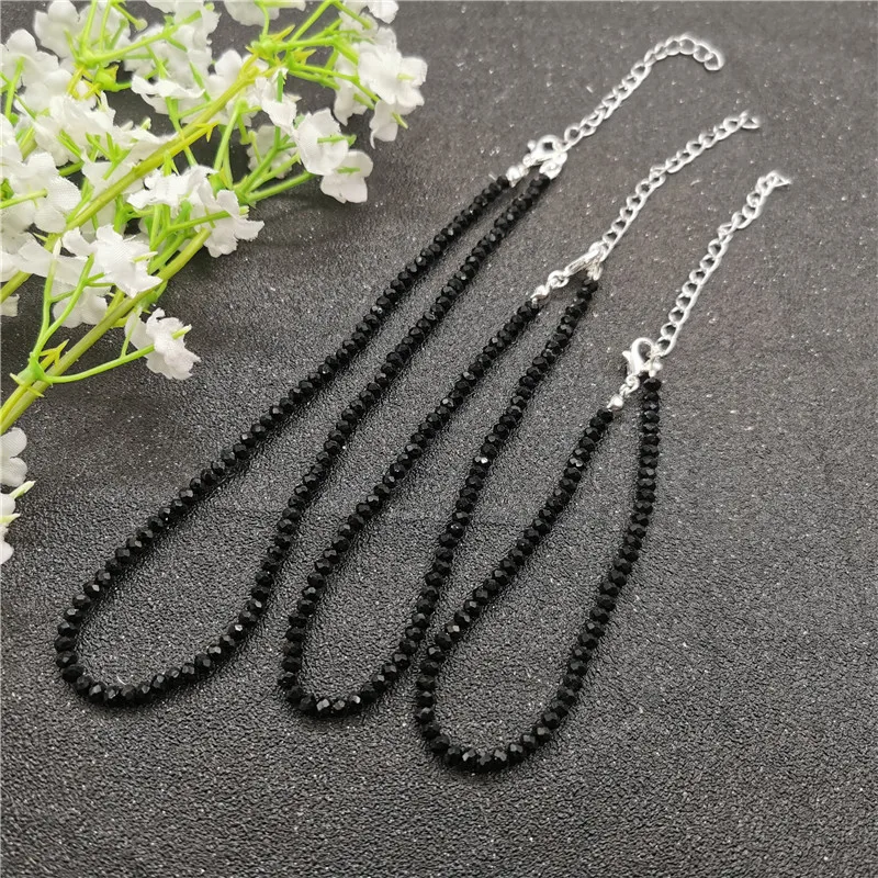 PZMYCS 20 цветов 3 мм Хрустальные стеклянные бусины ожерелье браслет браслеты для