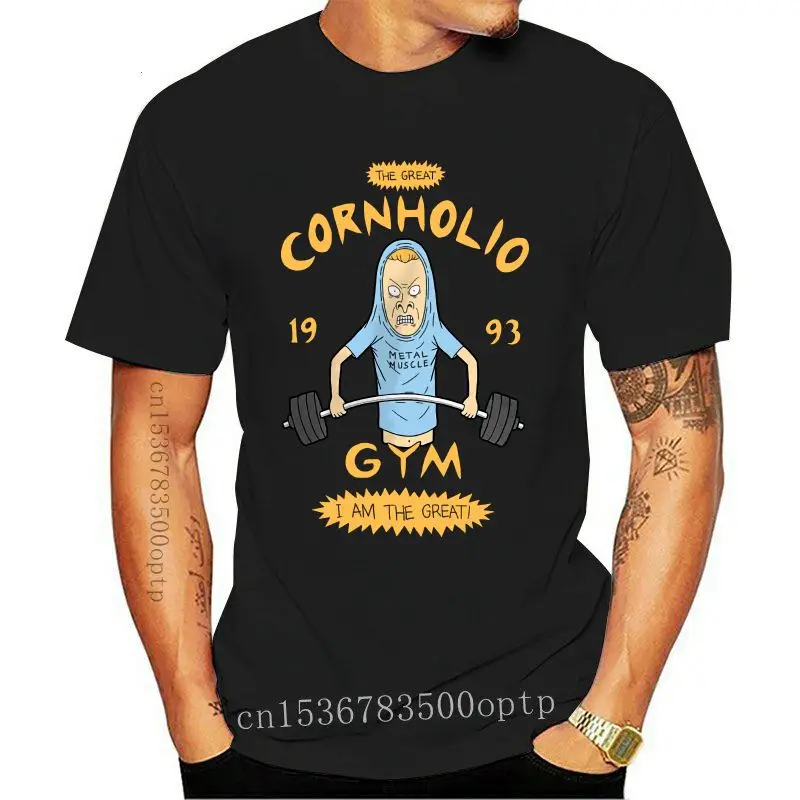 

Beavis and Butthead Cornholio Gymer - I Am The Great Funny Men's Black T-Shirt Short Sleeve Round Neck T Shirt Promotion