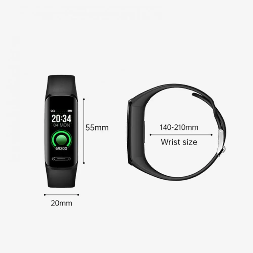 v101 smart watch multifunctional waterproof black thermometer heart rate pressure monitor for adult intelligent wearable device free global shipping