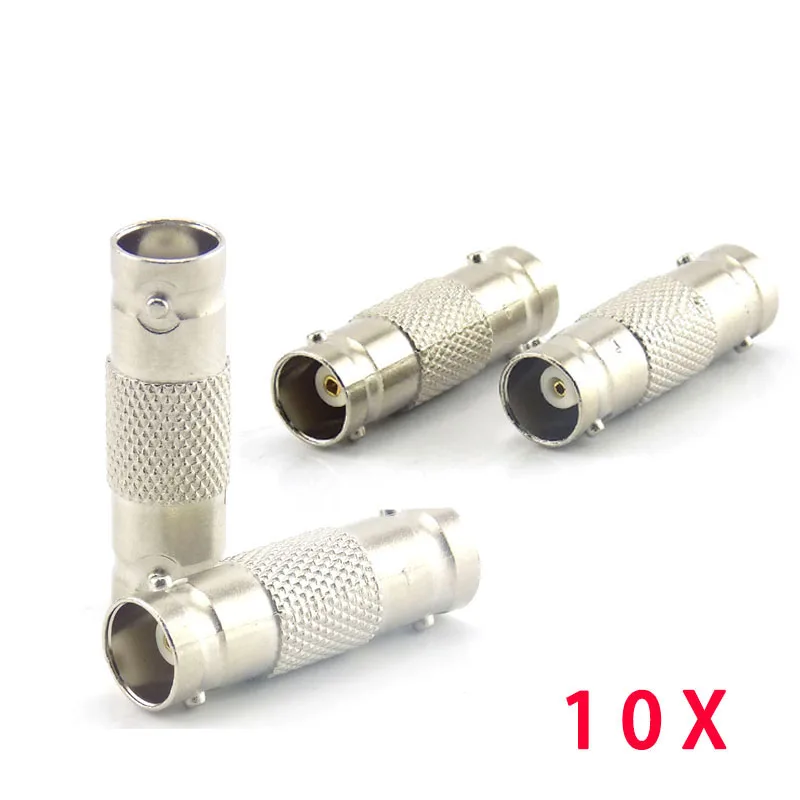 

2/10pcs BNC Female Connector to BNC Female Coupler Adapter plug Connector Female Connector for CCTV ip Camera W17