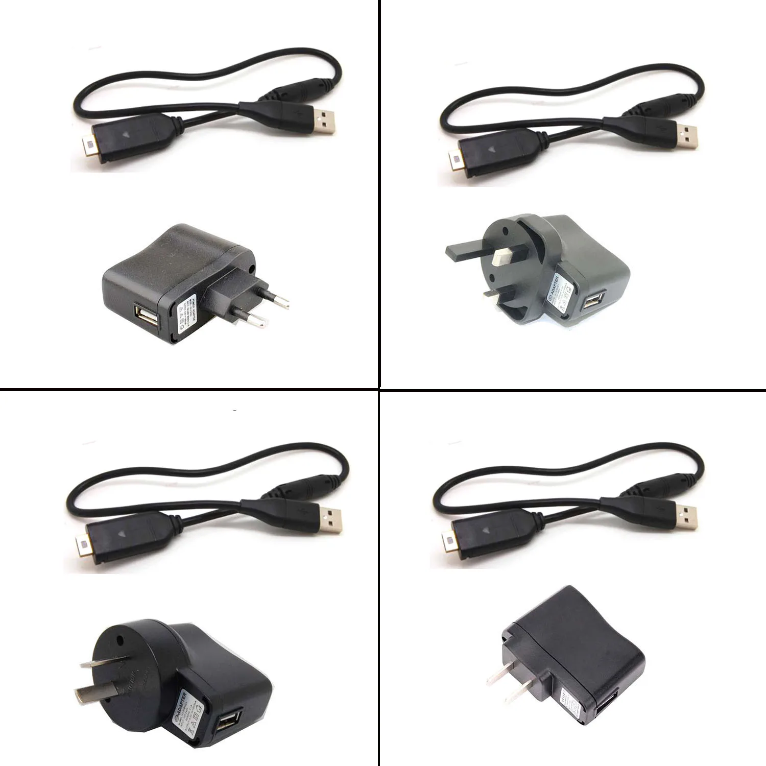 Настенное зарядное устройство USB для Samsung DIGIMAX NV100HD/ NV24HD /NV9 /TL34 HD/L85 NV106/NV106HD NV100HD NV100