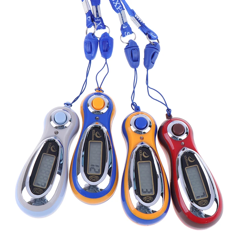 

1PC LCD MP3 Shape Electronic Hand Tally Counter With A String Prayer Counter RANDOM COLOR