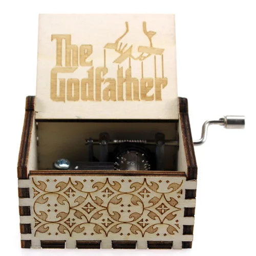 godfather Новинка года. Музыкальная шкатулка в стиле королевы. Музыкальная шкатулка для игры престолов. Рождественский подарок. Подарок на день рождения - Цвет: godfather