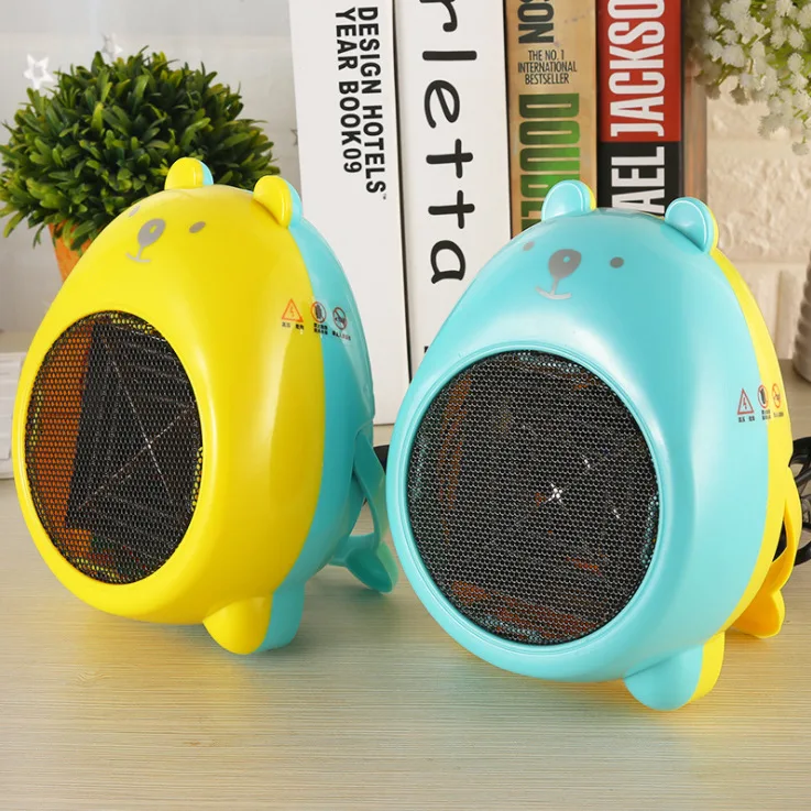 220v Миниатюрный обогреватель офисном в мультяшном стиле домашний маленький