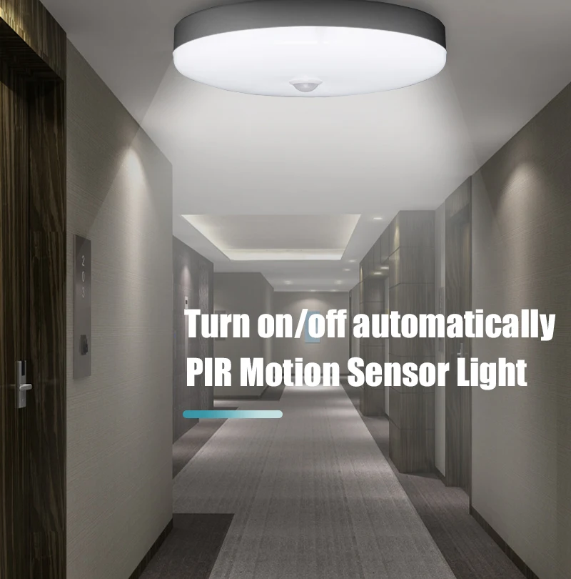 Умный светодиодный Ночной светильник с датчиком движения 5 Вт 7 9 12 18 220 В ИК