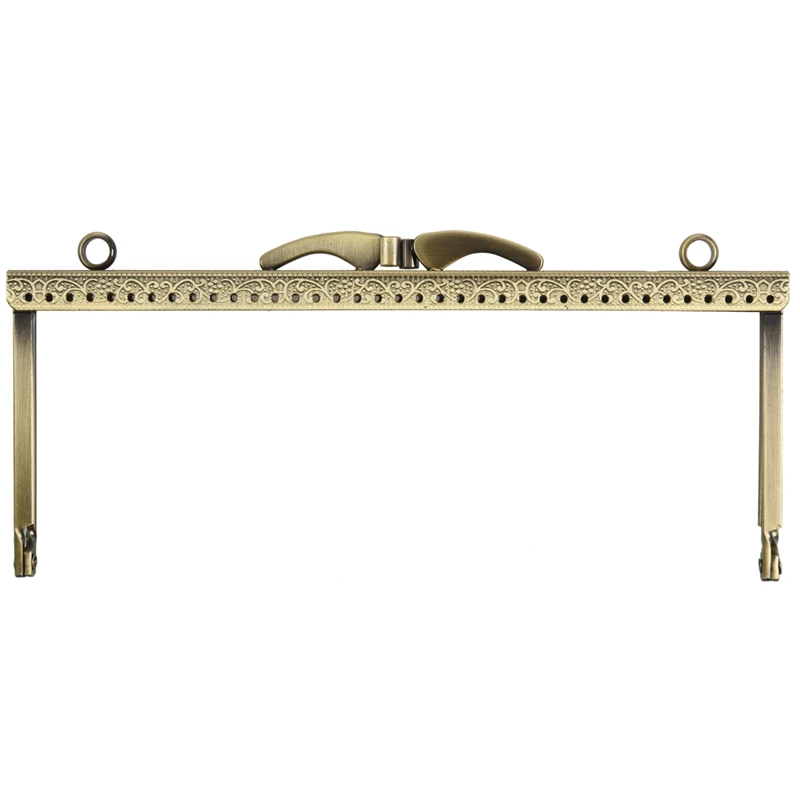 Металлическая оправа Kiss застежка арка для кошелька бронзовая 19 см x 8 5 см|Детали и