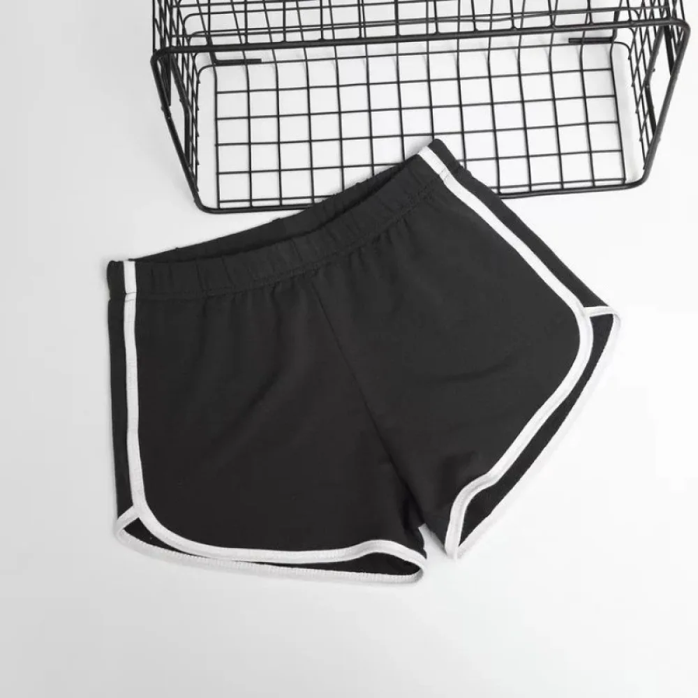 

1 Set 5Pcs Fashion Beach Shorts Woman Sports Shorts Elastic Yoga Shorts
