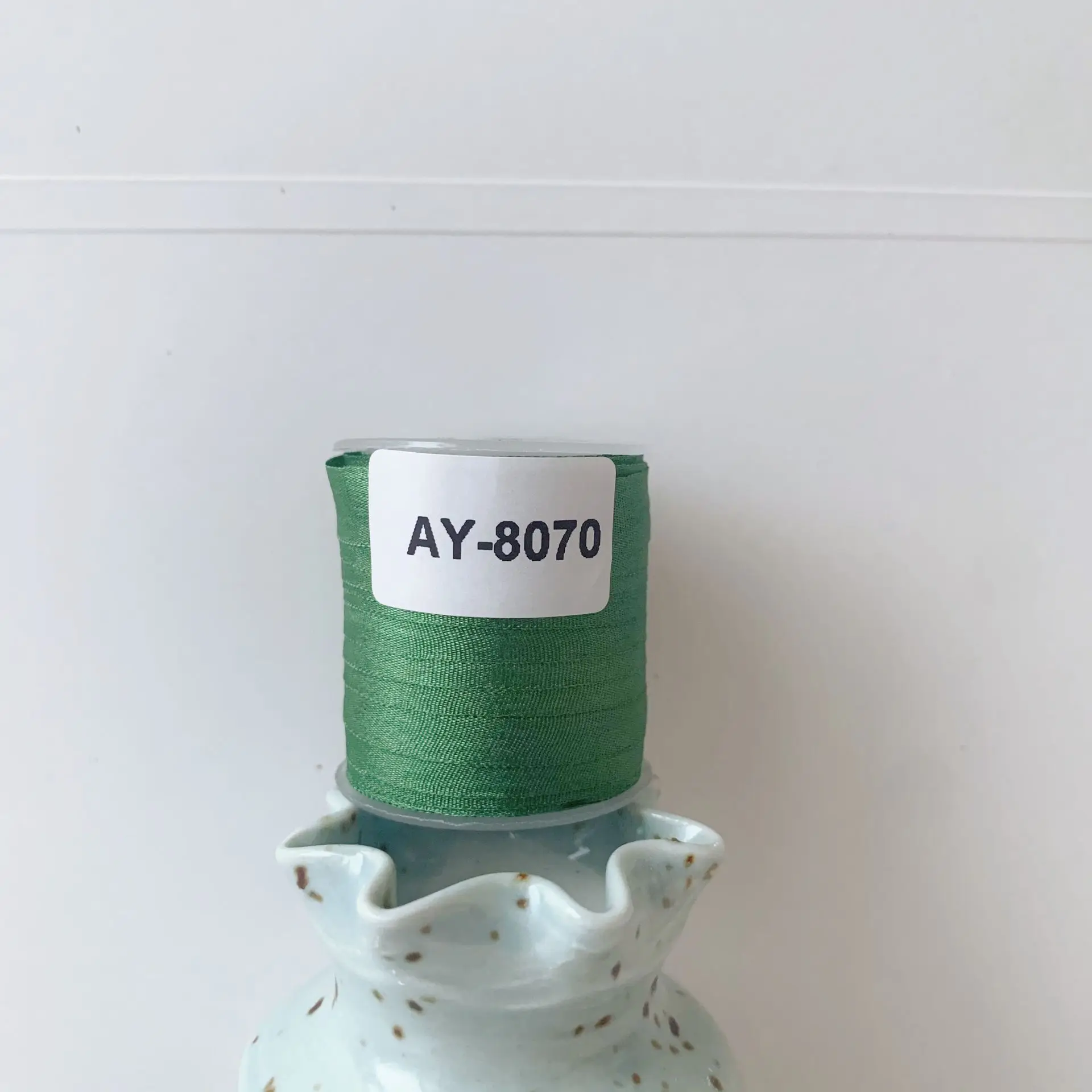

AY-8070 A Roll Wholesale 2mm-36mm 100% Pure Silk Embroidery Ribbons Handcraft Supply Double Faced Thin Taffeta Silk Ribbon