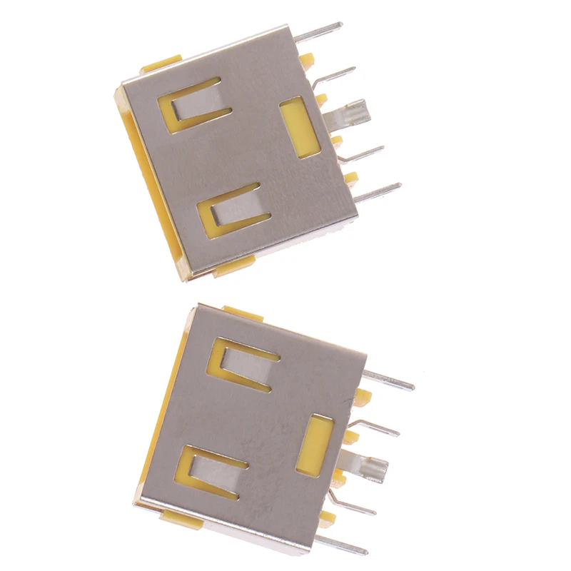 2шт желтый Ноутбук DC разъем питания для lenovo G400 G405S G505 G490 G500 Z501 2*1 5*0 7 см|Компьютерные