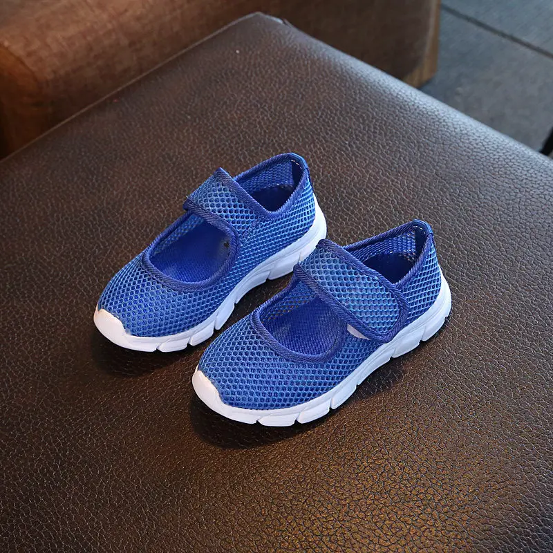 Hot Sale Fashion Kids Shoes Boys Girls Casual Air Mesh Cut-outs Breathable Children's Sneakers Candy Color High Quality | Детская