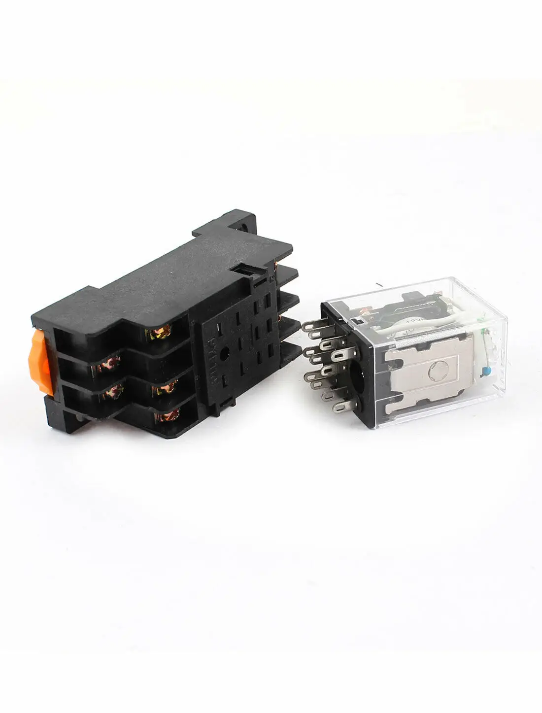 DC12V катушки 3PDT 11 Pin код зеленый светодиодный общего назначения Мощность реле w
