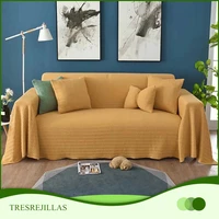 solid color fabric sofa towel modern universal sofa cover all inclusive dust couch cover for sofa 1234 seater home decoration