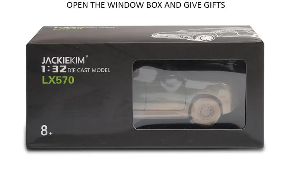 

1/32 Jackiekim For Toyota Lexus LX570 Diecast Model CAR Toys kids Pull Back Lighting Green/Green Camouflage Metal,Plastic