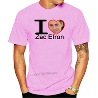new i heart love zac efron t shirt