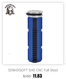 SINAIRSOFT SHS желтый 19 зуб Полный металлический стеллаж поршень для SR-25 и серии L85 может использоваться страйкбол коробка передач Охотничьи аксессуары