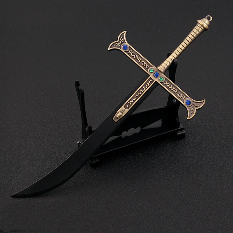

Mihawk Hawkeye Dark Night Sword weapon anime one-piece props The sword of the world's strongest swordsman 25 cm zinc alloy model