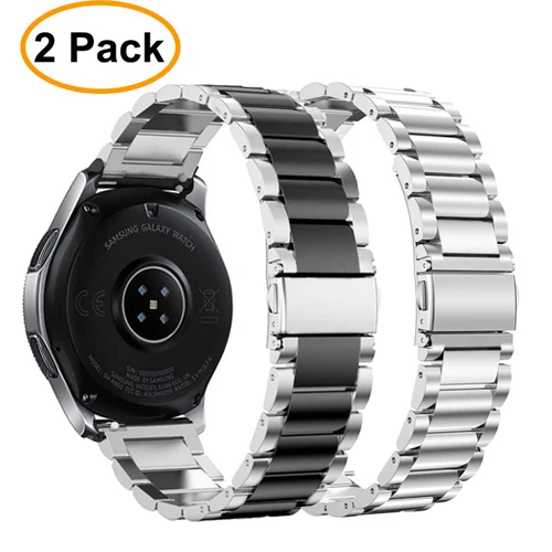 6 Huawei watch gt ремешок для samsung galaxy watch 46 мм active S3 Frontier/классический ремешок для часов металлический браслет ремень+ пленка+ инструмент - Цвет ремешка: 6