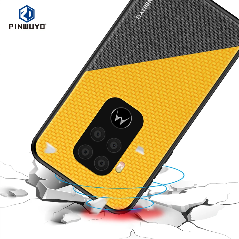 PINWUYO чехол для Motorola Moto One Zoom кожаный телефона P50 Note с мягкими краями жесткий