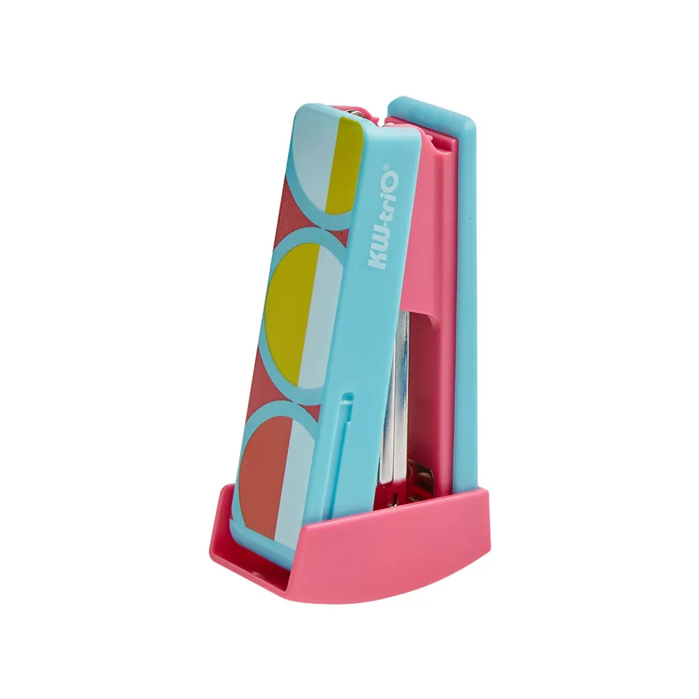 Школьный офисный мини степлер качалка креативный с 20 листами милый для книг