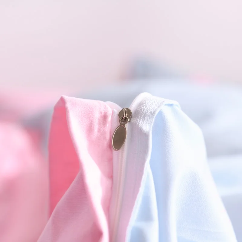 Модный комплект постельных принадлежностей с принтом одуванчика цвет РОЗОВЫЙ