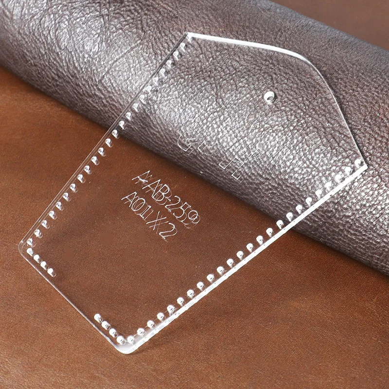 Новый кожаный ремесленный индивидуальный ключ чехол сумка швейный узор жесткая