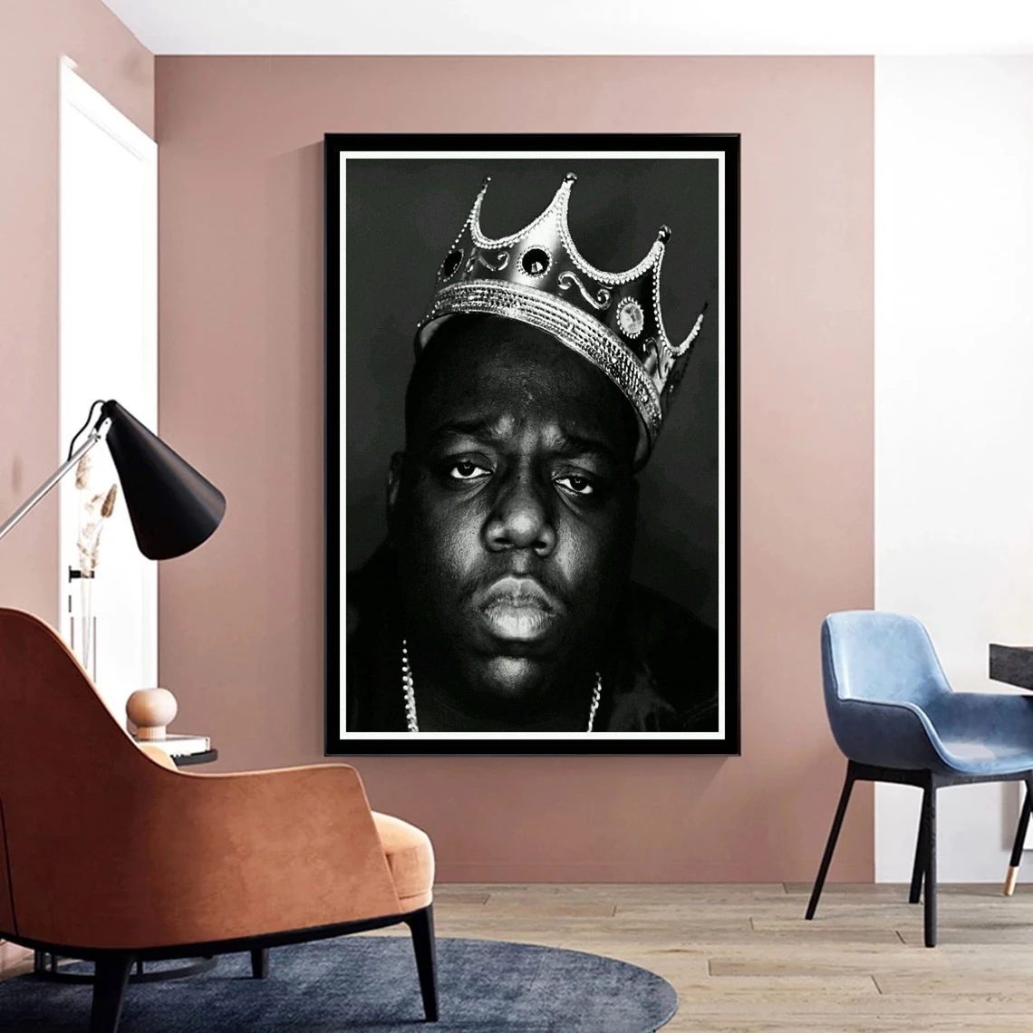 

Постер b. I.g Biggie Smalls, постер на холсте с изображением музыкальной певицы, художественная настенная живопись, украшение для дома, Подарочный п...