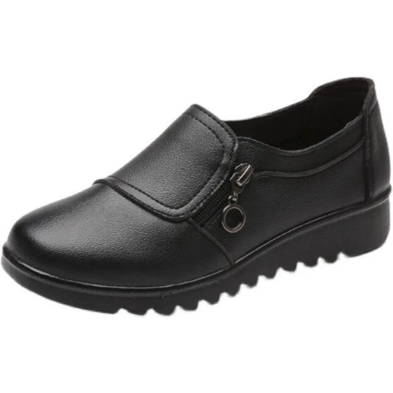 RUSHIMAN/Женская обувь из натуральной кожи на плоской подошве Женские лоферы с