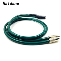 haldane pair hifi rhodium plated rca to xlr balacned audio cable rca male to xlr male interconnect cable with furutech fa 220