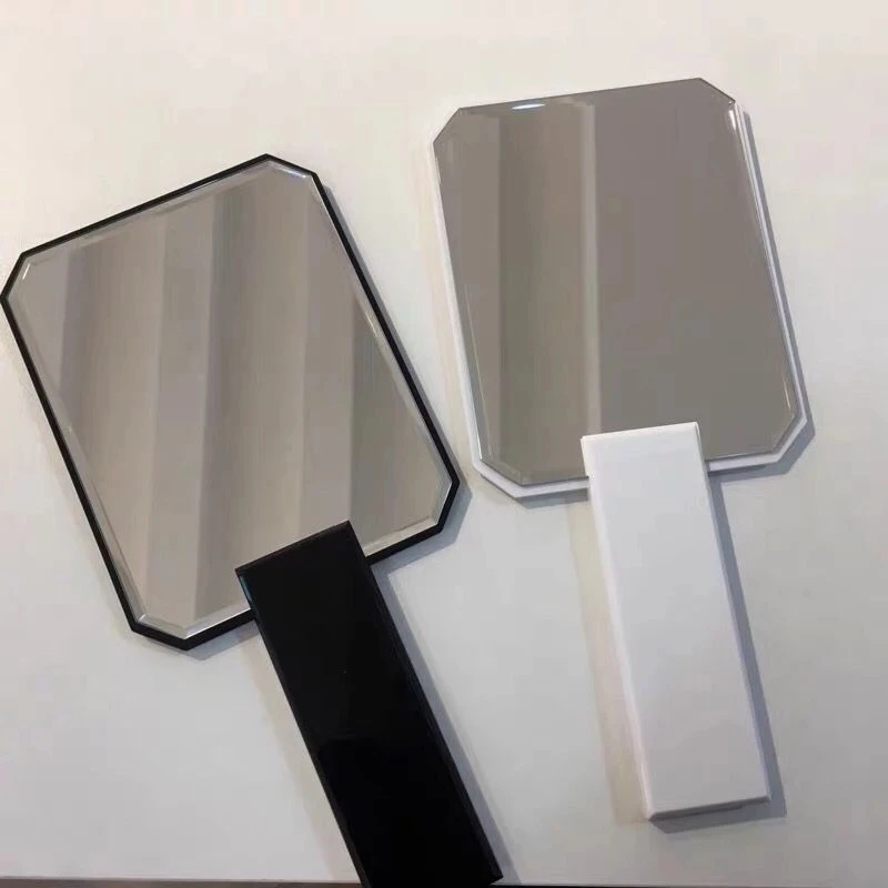 Ручное зеркало для макияжа HE16 ручной держатель салона красоты с логотипом